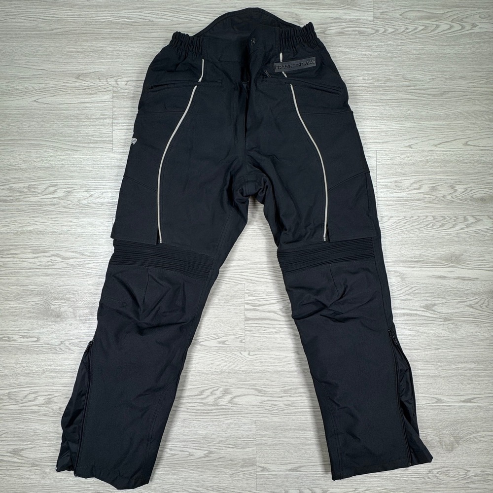 Frank Thomas Women Motorcycle Pants Lady Rider Black LXS Padded Armor Reflective